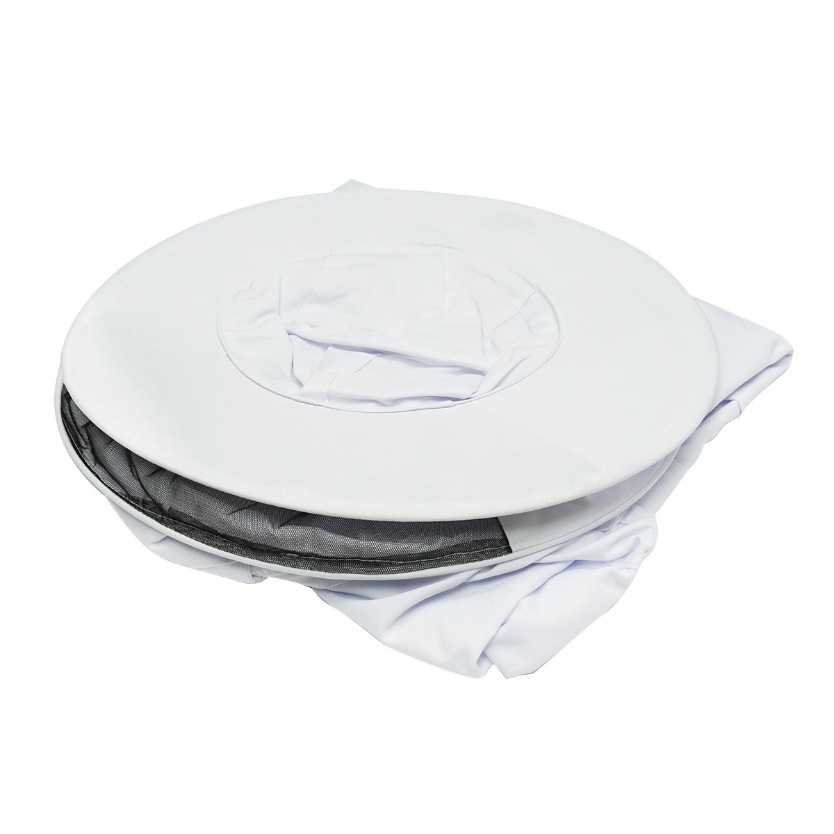 Bluza apicola alba cu masca de protectie marimea XXL